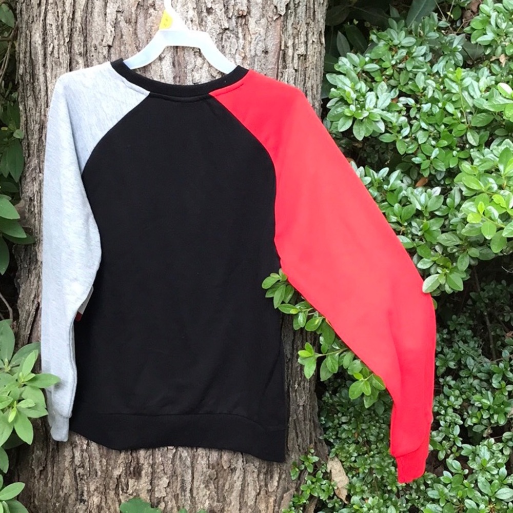 NWT Reebok RBX Classic Pullover Crew Neck  Logo Sweatshirt Black Boys 10/12 L
